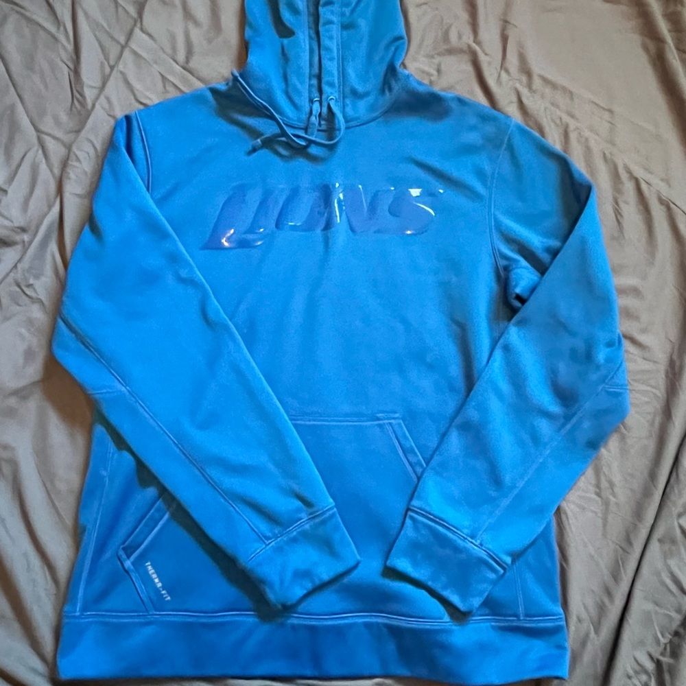 Large Nike Blue Detroit Lions Men’s Hoodie